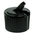 24/410 Black Polypropylene Flip-Top Dispensing Cap