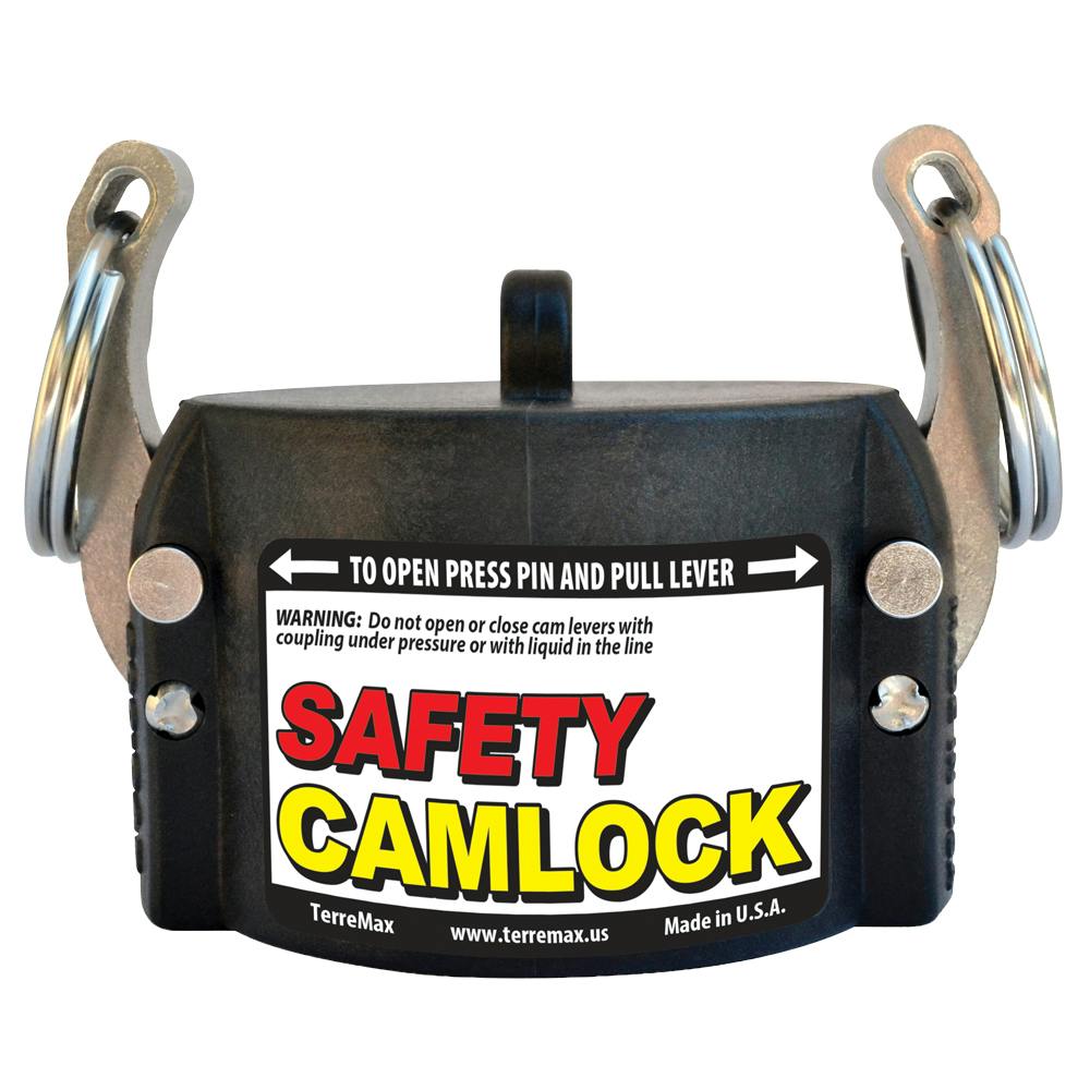 1" Safety Camlock Cap