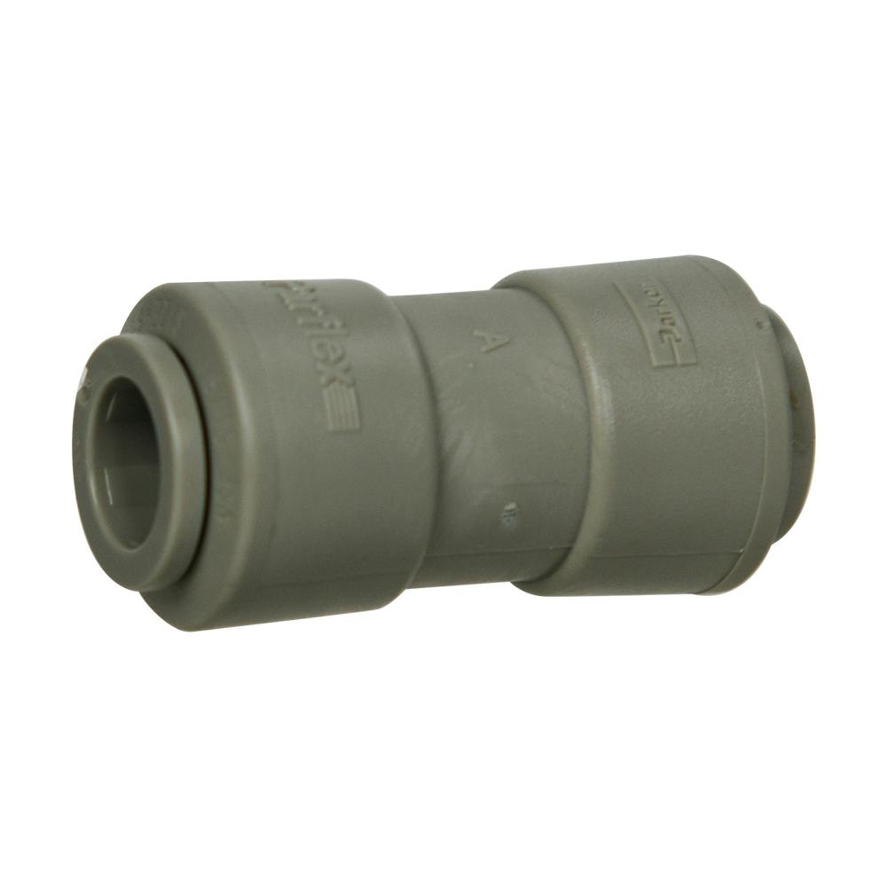 3/8" OD Push-to-Connect x 3/8" OD Push-to-Connect Gray Acetal TrueSeal™ Union Connector