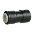 3/8" OD Push-to-Connect x 3/8" OD Push-to-Connect Black Polypropylene TrueSeal™ Union Connector