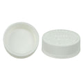 38/400 White Polypropylene Child-Resistant Cap (CRC) with F217 PE Foam Liner & Modified Buttress Thread