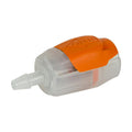 3/16" Hose Barb Natural Polypropylene Female SeriesLock™ Valved Coupling - Small