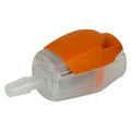 1/4" Hose Barb Natural Polypropylene Female SeriesLock™ Valved Coupling - Medium