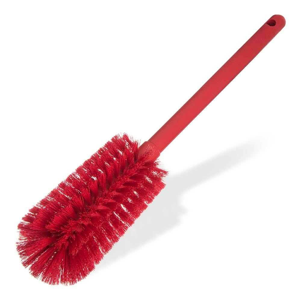 12" Red Economy Bottle Brush