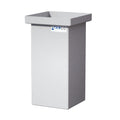 14 Gallon Natural LLDPE Rectangular Tamco® Heavy-Duty Tank with Internal Flange - 12" L x 12" W x 24" Hgt. (Cover Sold Separately)