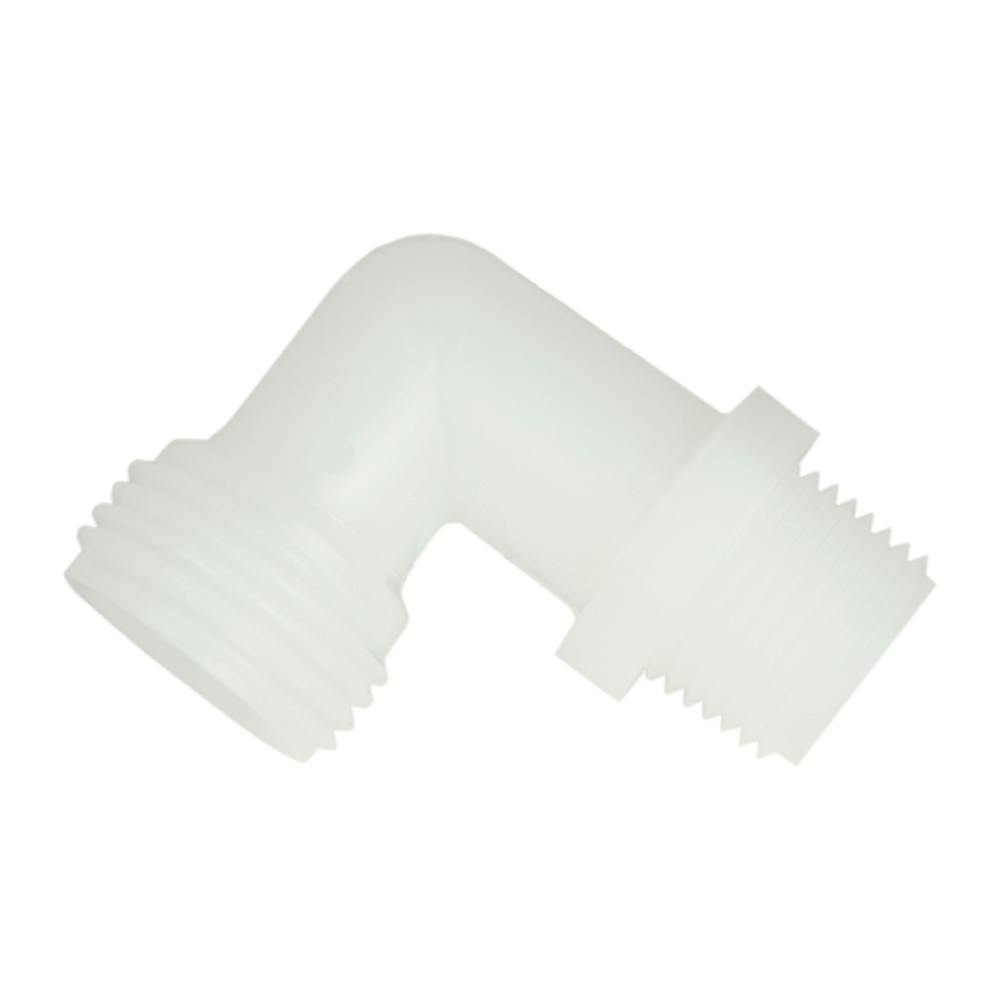 3/4" MNPT x 3/4" MGHT Nylon Elbow