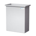 37 Gallon Natural LLDPE Rectangular Tamco® Heavy-Duty Tank with Internal Flange - 24" L x 12" W x 30" Hgt. (Cover Sold Separately)