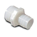 1/2" Hose Barb x 3/4" MGHT Natural Nylon Adapter