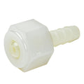 1/4" Hose Barb x 1/4" Swivel Female NPSM Nylon Swivel Adapter