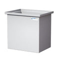 44 Gallon Natural LLDPE Rectangular Tamco® Heavy-Duty Tank with Internal Flange - 24" L x 18" W x 24" Hgt. (Cover Sold Separately)