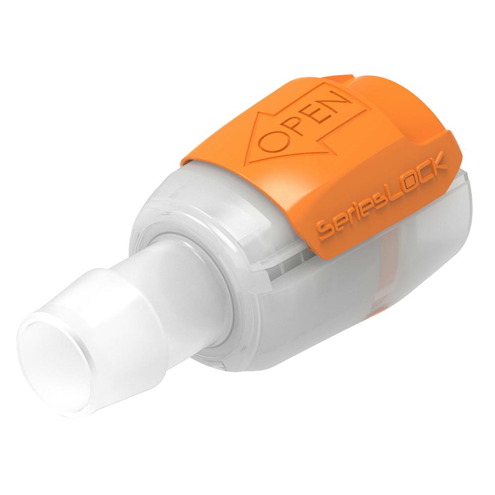 3/4" Hose Barb Natural Kynar® Female SeriesLock™ Valved Coupling - Large