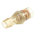 3/16" Hose Barb Natural Polysulfone Male SeriesLock™ Valved Insert - Small