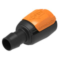 3/4" Hose Barb Glass Filled Black Nylon Female SeriesLock™ Valved Coupling - Large