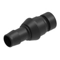 1/4" Hose Barb Glass Filled Black Nylon Male SeriesLock™ Valved Insert - Medium