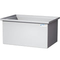 67 Gallon Natural LLDPE Rectangular Tamco® Heavy-Duty Tank with Internal Flange - 36" L x 24" W x 18" Hgt. (Cover Sold Separately)
