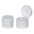20/410 White Smooth Snap-Top Dispensing Cap with 0.118" Orifice