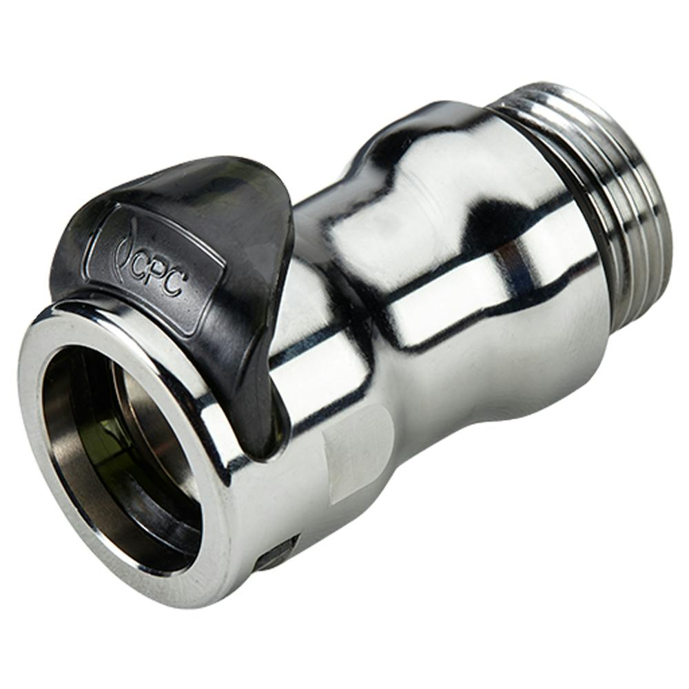 G 3/4 BSPP LQ8 Chrome-plated Brass Valve Body (Insert Sold Separately)