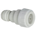 1/2" CTS x 3/8" OD Tube White Polysulphone Reducing Straight Connector