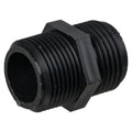 3/4" MNPT x 3/4" MGHT Black Polypropylene Adapter