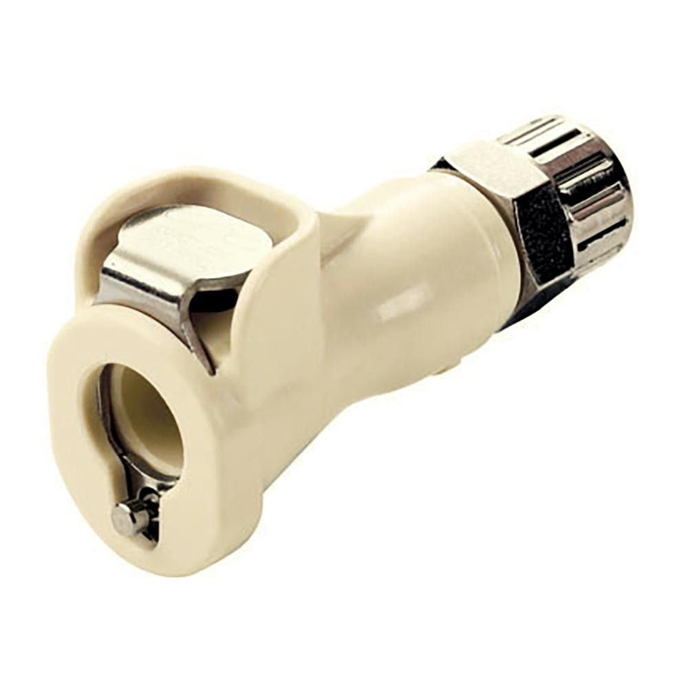 1/8" In-Line Ferruleless PTF PMC Series Polypropylene Body - Shutoff (Insert Sold Separately)