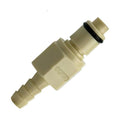1/4" In-Line Hose Barb PMC Series Polypropylene Insert - Shutoff (Body Sold Separately)