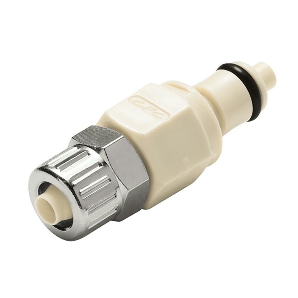 1/4" In-Line Ferruleless PTF PMC Series Polypropylene Insert - Straight Thru (Body Sold Separately)