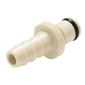 1/4" In-Line Hose Barb PMC Series Polypropylene Insert - Straight Thru (Body Sold Separately)