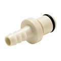 1/4" In-Line Hose Barb PLC Series Polypropylene Insert - Straight Thru (Body Sold Separately)
