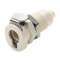 1/16" Hose Barb PMC Series Polypropylene Panel Mount Body - Shutoff (Insert Sold Separately)