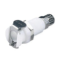 1/4" Ferruleless PTF PMC Series Acetal Panel Mount Body - Shutoff (Insert Sold Separately)