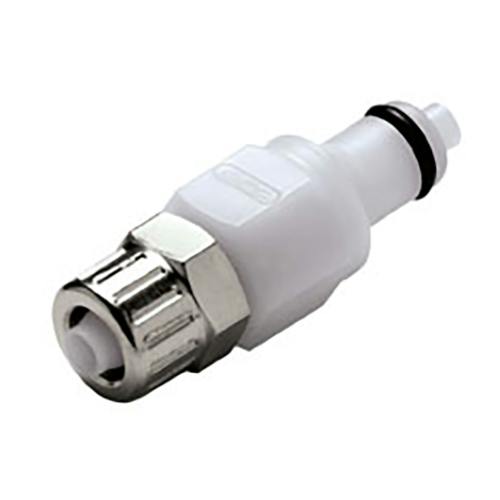1/4" In-Line Ferruleless PTF PMC Series Acetal Insert - Shutoff (Body Sold Separately)