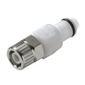 3/8" In-Line Ferruleless PTF PLC Series Acetal Insert - Shutoff (Body Sold Separately)