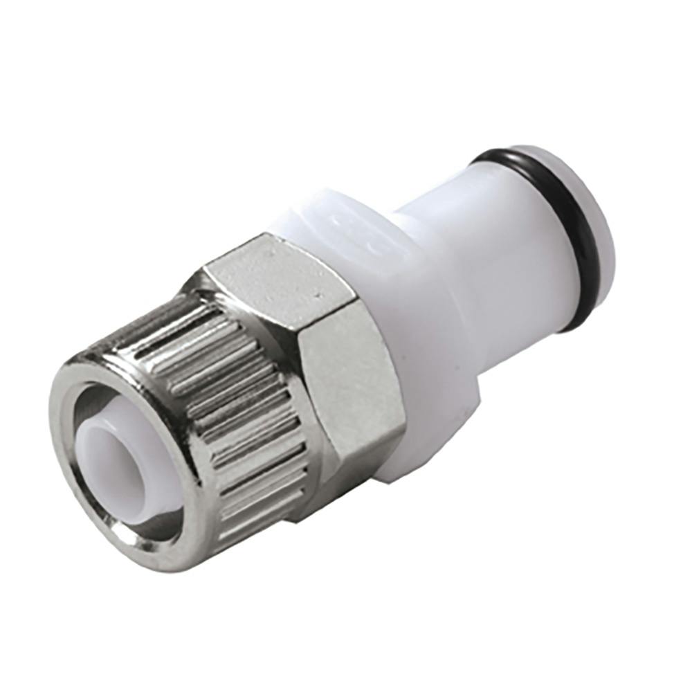 3/8" In-Line Ferruleless PTF PLC Series Acetal Insert - Straight Thru (Body Sold Separately)