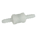 1/8" Hose Barb SMC Subminiature Acetal In-Line Coupling Set - Shutoff