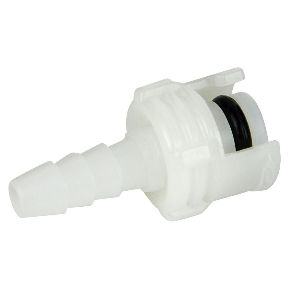 1/8" Hose Barb SMC Series Subminiature Acetal In-Line Coupling Insert - Straight Thru (Body Sold Separately)