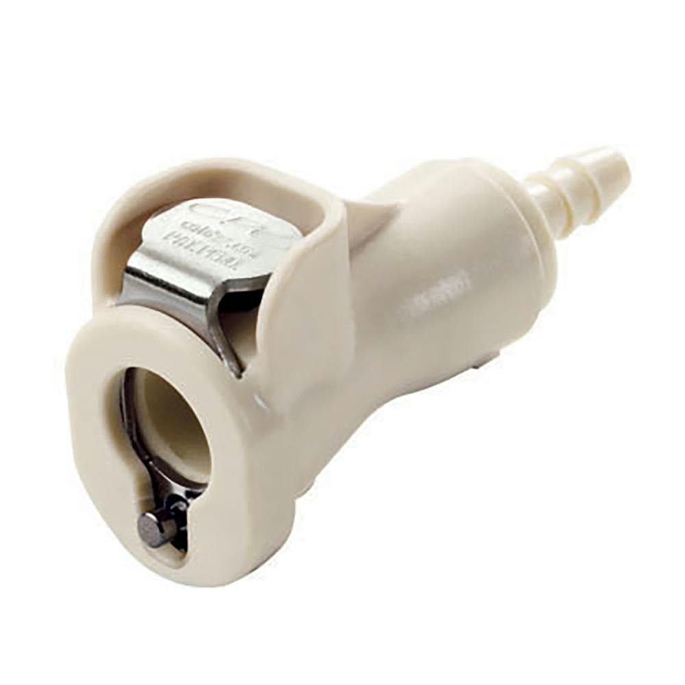 1/8" In-Line Hose Barb PMC Series Polypropylene Body - Straight Thru (Insert Sold Separately)