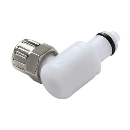 1/4" Ferruleless PTF PMC Series Acetal Elbow Insert - Shutoff (Body Sold Separately)