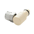 3/8" Ferruleless PTF PLC Series Polypropylene Elbow Insert - Straight Thru (Body Sold Separately)