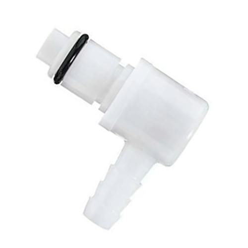 1/8" Hose Barb PMC Series Acetal Elbow Insert - Shutoff (Body Sold Separately)