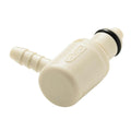 1/4" Hose Barb PMC Series Polypropylene Elbow Insert - Shutoff (Body Sold Separately)