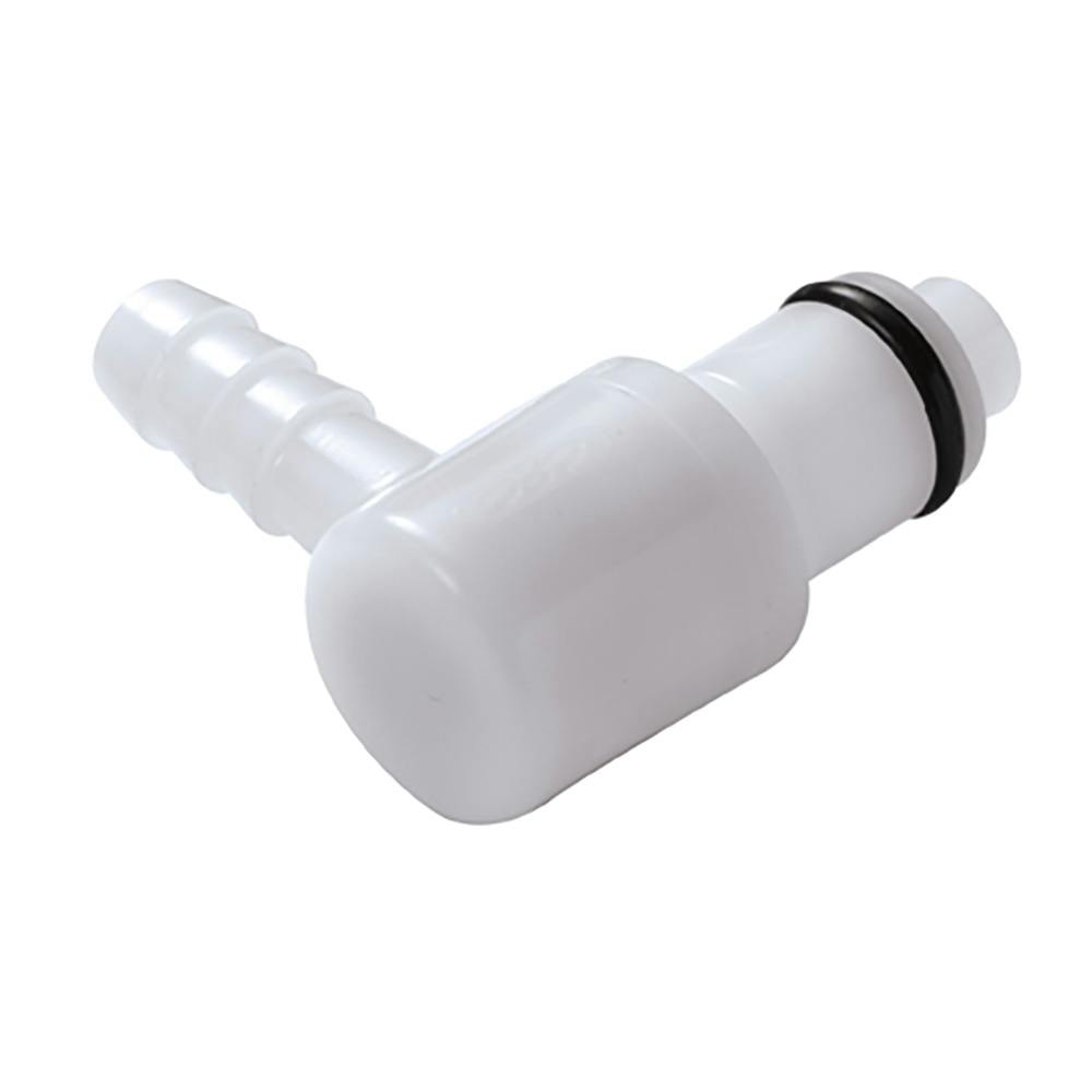 1/4" Hose Barb PLC Series Acetal Elbow Insert - Shutoff (Body Sold Separately)