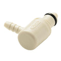 1/4" Hose Barb PMC Series Polypropylene Elbow Insert - Straight Thru (Body Sold Separately)