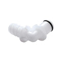 1/4" Hose Barb PLC Series Acetal Elbow Insert - Straight Thru (Body Sold Separately)