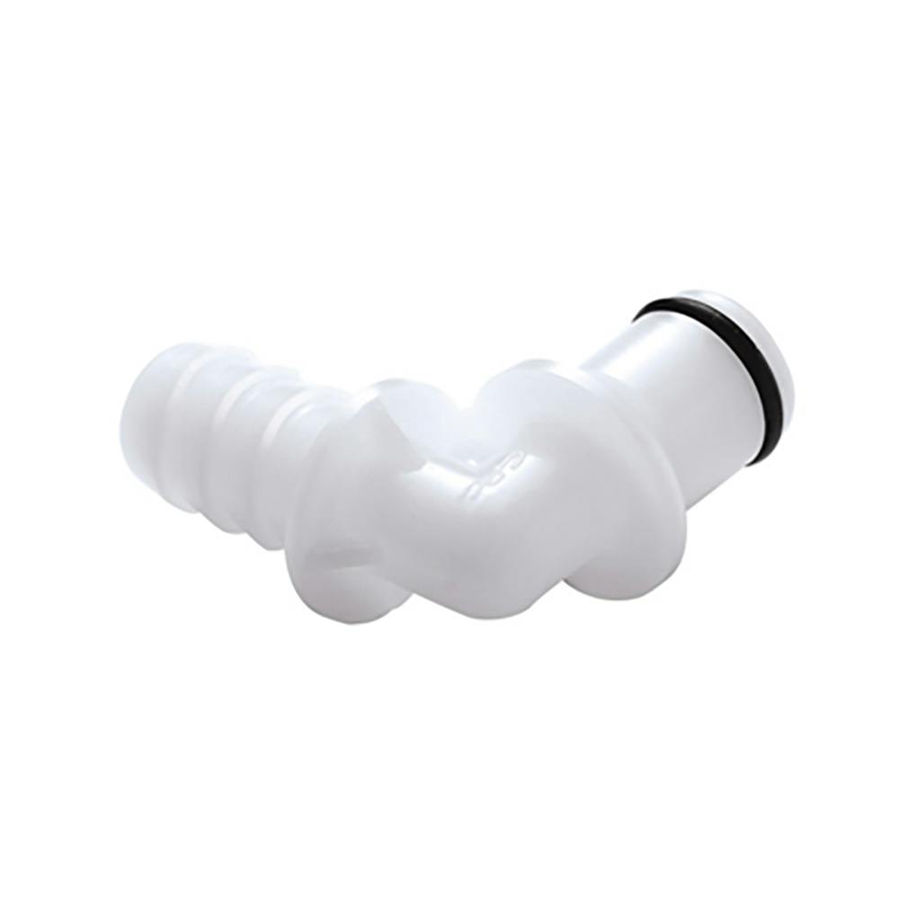 1/4" Hose Barb PLC Series Acetal Elbow Insert - Straight Thru (Body Sold Separately)