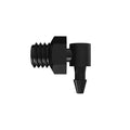 1/16" Tube ID x 10-32 UNF Thread Black Nylon Elbow