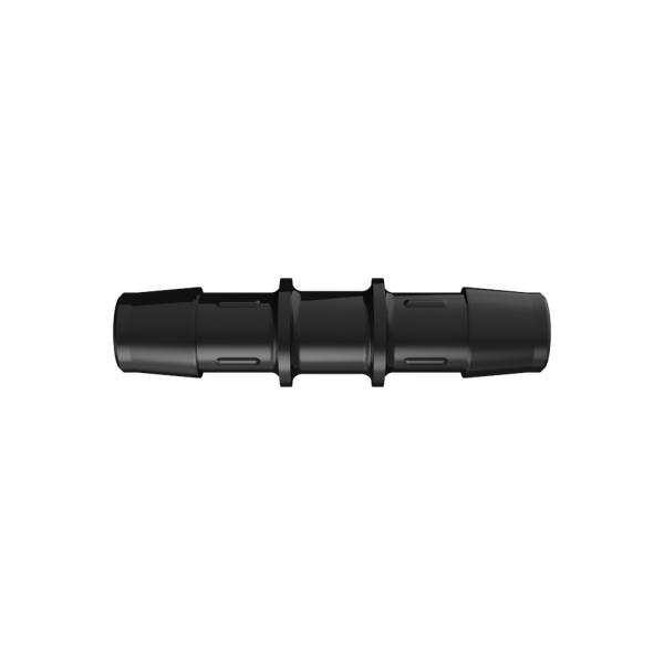 1/2" Tube ID Black Nylon Coupler