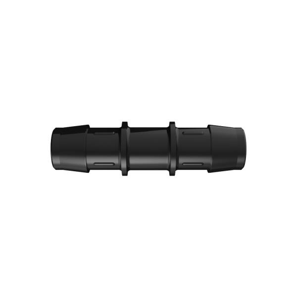 3/4" Tube ID Black Nylon Coupler