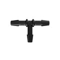 5/32" x 5/32" x 5/32" Tube ID Black Nylon Tee