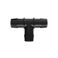 1" x 1" x 1" Tube ID Black Nylon Tee