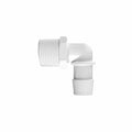 3/4" Tube ID x 3/4" NPT Natural Kynar® Elbow
